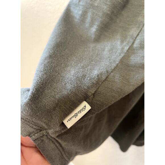 Eddie Bauer Womens Draped Racerback Olive Green V Neck Outdoor Tank Top Large - Picture 4 of 8